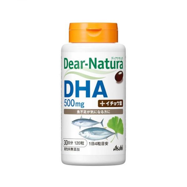 Asahi Dear Natura DHA 500mg 30 Days Supply - 120 tablets