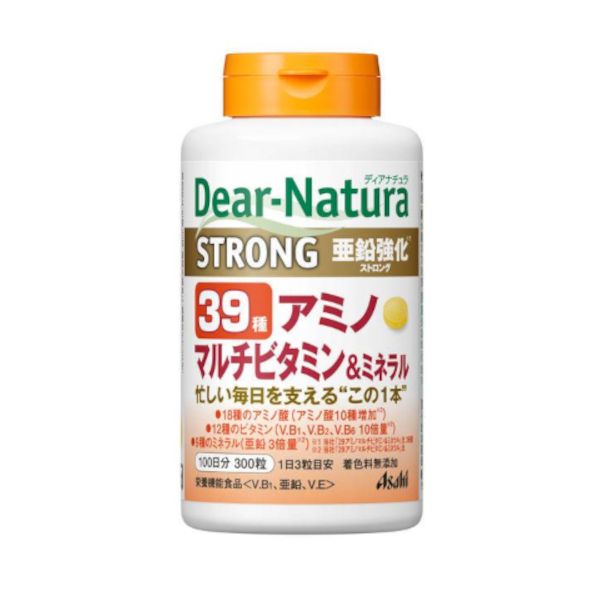 Asahi Dear Natura Strong 39 Amino Multivitamin & Mineral 100 Days Supply - 300 tablets