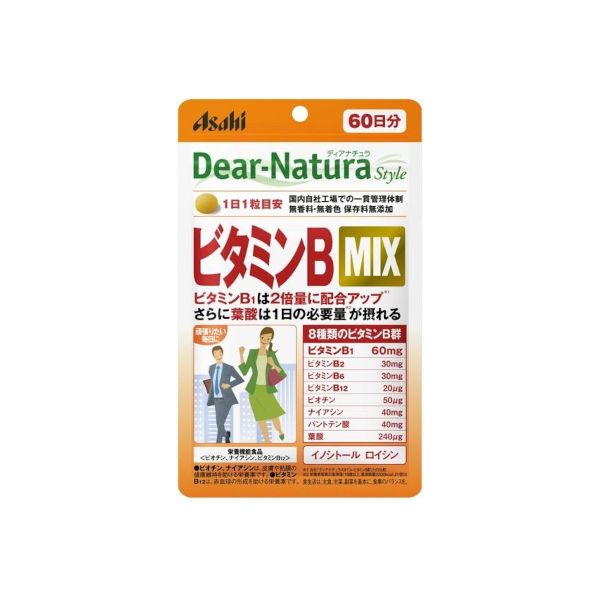 Asahi Dear Natura Style Vitamin B Mix 60 Days Supply - 60 tablets