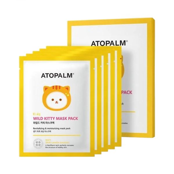 Atopalm Kids Wild Kitty Mask Pack 15ml*5ea - 5pcs