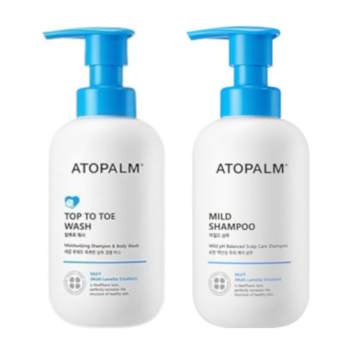 Atopalm Mild Shampoo - 300ml + Top to Toe Wash - 300ml