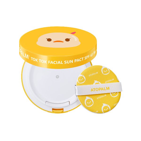 Atopalm Tok Tok Facial Sun Pact SPF43 PA+++ - 15g