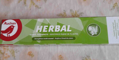 Auchan - dentifrice - a base de plantes - 75ml