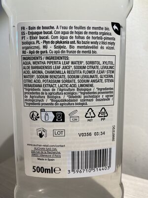 Bain de bouche bio