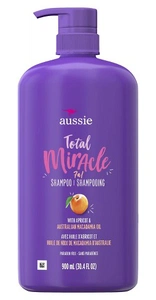 Aussie Total Miracle Shampoo w/Apricot & Macadamia
