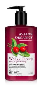 Avalon Organics Wrinkle Therapy With Coq10 And Rosehip Cleansing Milk