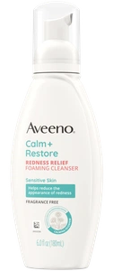 Aveeno Calm + Restore Redness Relief Foaming Cleanser