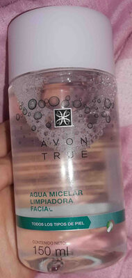 Agua micelar limpiadora facial