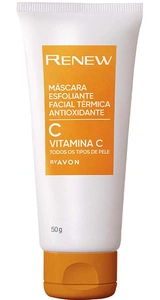 Avon Renew Máscara Esfoliante Facial Térmica Antioxidante Vitamina C