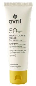 Avril Face Sunscreen Spf 30 - Certified Organic