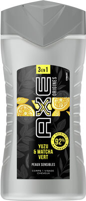Axe Gel Douche Homme 3en1 Origines Yuzu & Matcha Vert 250ml