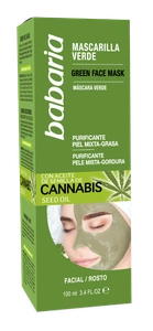 Babaria Green Face Mask Cannabis