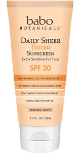 Babo Botanicals Daily Sheer Tinted Facial Mineral Sunscreen SPF 30