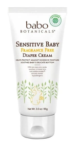Babo Botanicals Sensitive Baby Zinc Diaper Cream - Fragrance Free