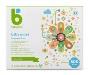 Babyganics Unscented Baby Wipes