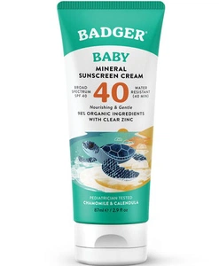 Badger Baby Mineral Sunscreen Cream - SPF 40