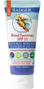 Badger Sport Sunscreen Cream Spf 35