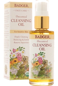 Badger Unscented Face Cleansing Oil