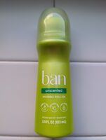 ban unscented invisible roll-on