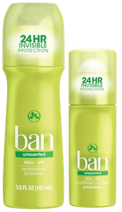 Ban Roll-On Antiperspirant Deodorant