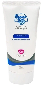 Banana Boat Aqua Sensitive Skin UV Protection Sunscreen Lotion SPF50+ Pa++++