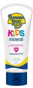 Banana Boat Kids Mineral Sunscreen Lotion - Spf 50+