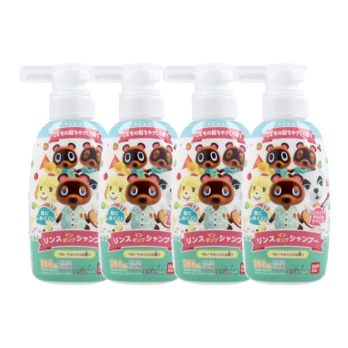 Bandai Bottled Bubble Bath Salt - 300ml - Animal Forest (4ea) Set"