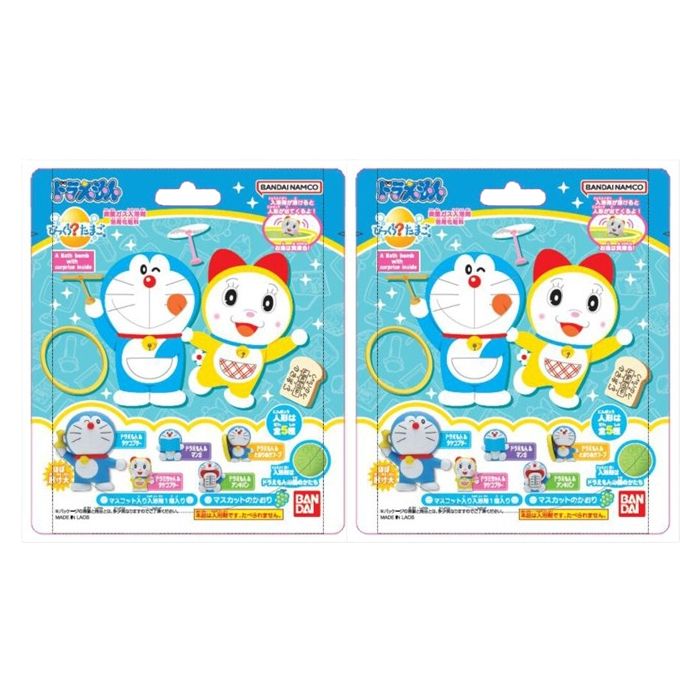 Bandai Doraemon Surprised? Bath Ball - 1 pc (2ea) Set"