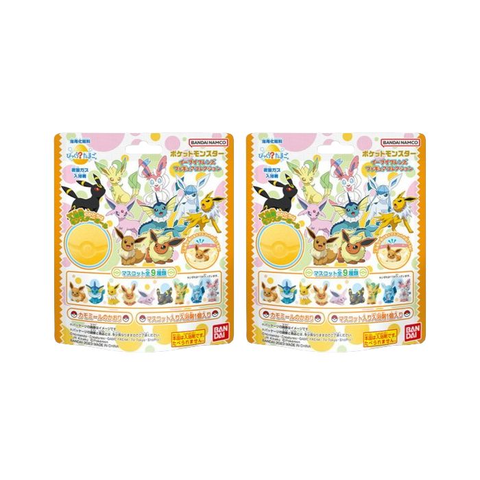 Bandai Eevee Friends Surprised? Bath Ball - 1 pc (2ea) Set"