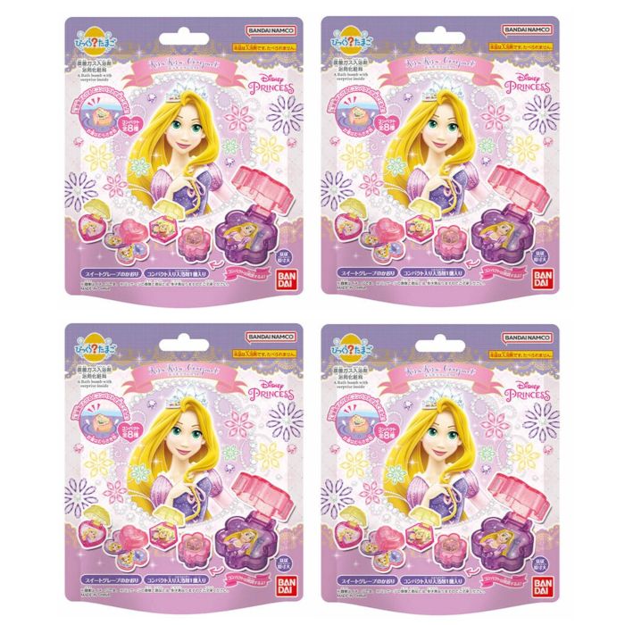 Bandai Rapunzel Surprised? Bath Ball - 1 pc (4ea) Set"