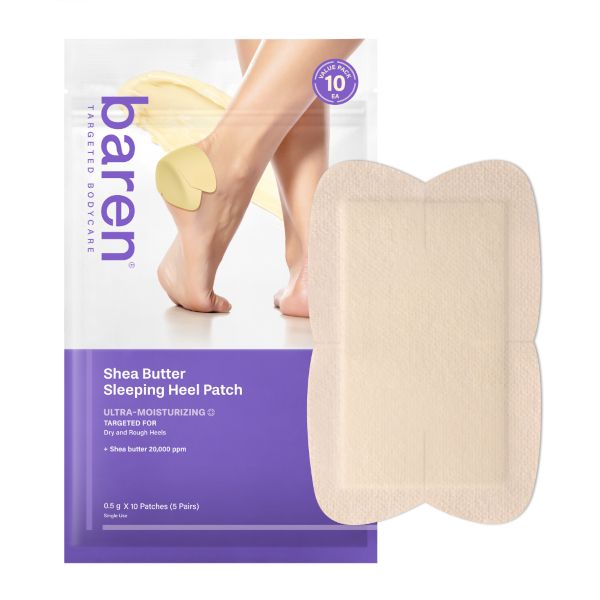 Baren Shea Butter Sleeping Heel Patch - 10pcs