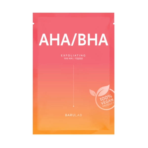 BARULAB The Clean Vegan AHA / BHA Mask - 1pc