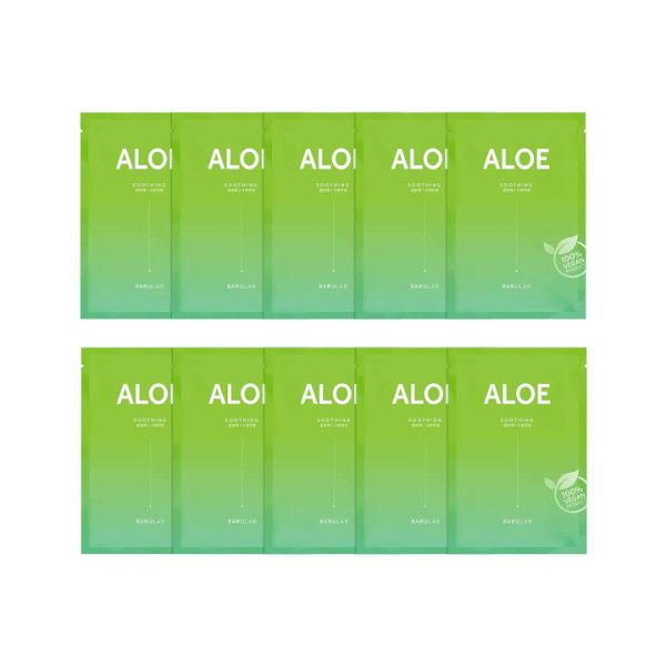 BARULAB The Clean Vegan Aloe Mask - 10pcs