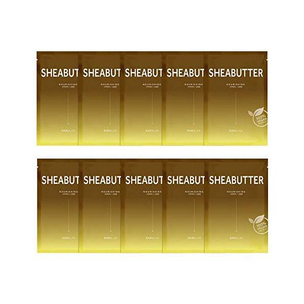 BARULAB The Clean Vegan Sheabutter Mask - 10pcs