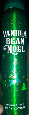 Vanilla bean noel shimmer fizz body lotion