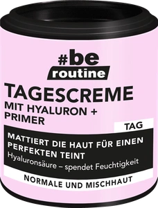 #be routine Tagescreme Hyaluron + Primer