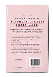 Beauty Pie Japan Fusion 10 Minute Sheet Mask