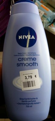 Douche soin crème veloutée, au beurre de karité