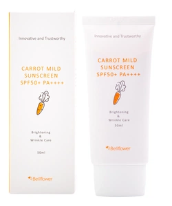 Bellflower Carrot Mild Sunscreen Spf50+/Pa++++