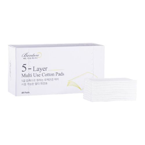 Benton 5-Layer Multi Use Cotton Pads - 40ea