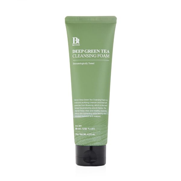 Benton Deep Green Tea Cleansing Foam - 120g