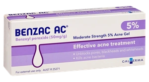 Benzac AC Moderate Strength 5% Acne Gel
