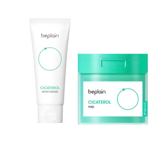 beplain Cicaterol Moisturizer + Blemish Pad Set