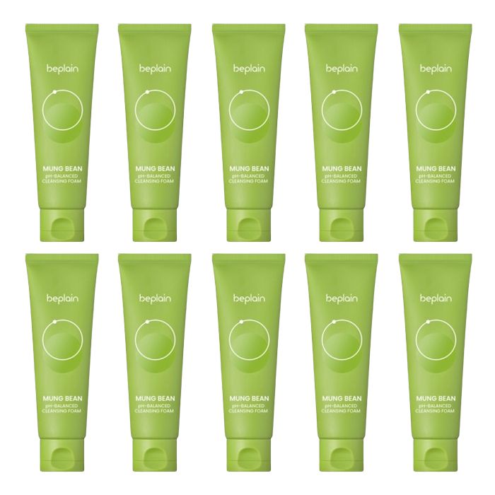 beplain Mug Bean pH-Balanced Cleansing Foam (10ea) Set