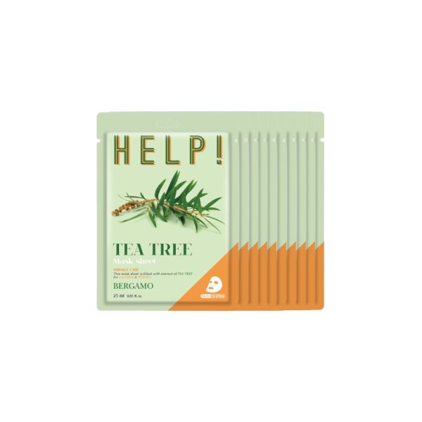 Bergamo Help! Mask Pack - Tea Tree - 10pcs