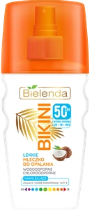 Bielenda Bikini Light Coconut Suntan Milk Spray SPF 50