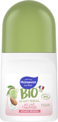 Monsavon BIO Déodorant Femme Bille Lait d'Amande 50ml