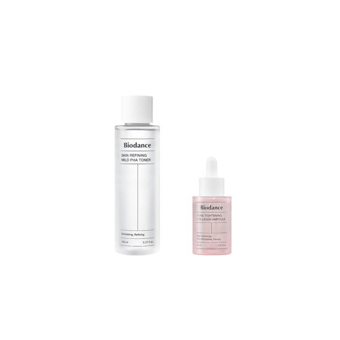 Biodance First Synergy Toner - 150ml + Pore Tightening Collagen Ampoule - 50ml Set