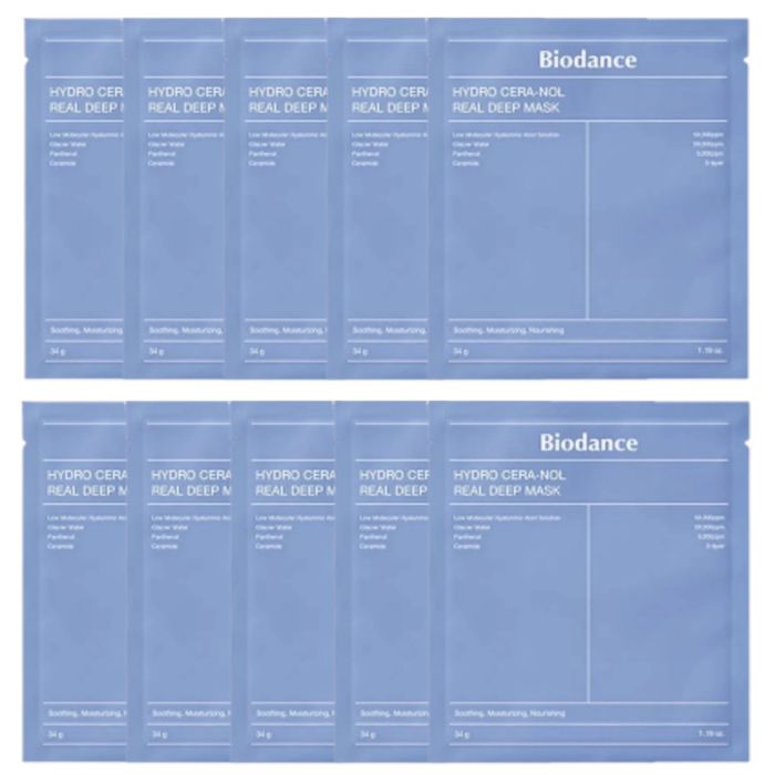 Biodance Hydro Cera-Nol Real Deep Mask - 1pc (10ea) Set