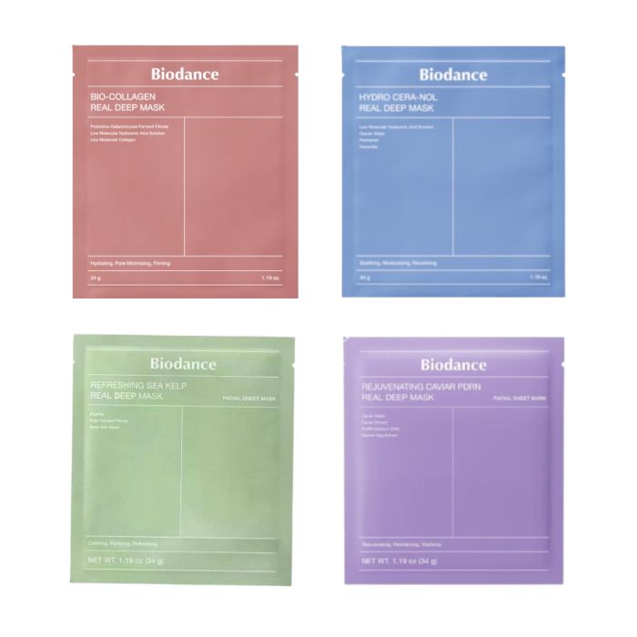 Biodance Real Deep Mask Variety Pack - 4pcs